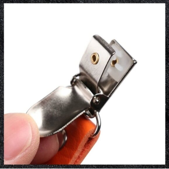 Dark Brown Studded Open Heart Leather Thigh Garter Harness Pair Set - Picture 10 of 14